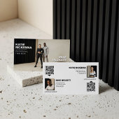Modern Bold Personal Fitness Trainer Coach Photos Visitekaartje