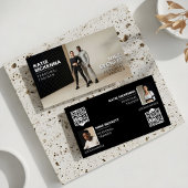 Modern Bold Personal Fitness Trainer Coach Photos Visitekaartje