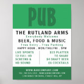 Modern Bold, Pub/Brewery Adverteren Poster (Voorkant)