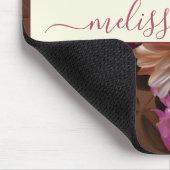Modern Bold Rustic Floral | Girly Gift Muismat (Hoek)