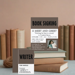 Modern Bold, schrijvers Visitekaartje