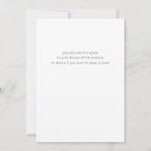 modern bold script  photo bachelorette Invitation  Kaart (Achterkant)