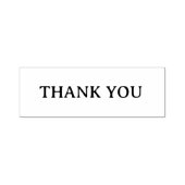 Modern Bold “THANK YOU” Zelfinktende Stempel (Design)