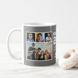 Modern Bold Typografie 4 Foto Collage Afstuderen Koffiemok