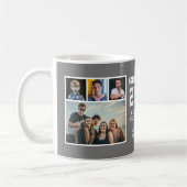 Modern Bold Typografie 4 Foto Collage Afstuderen Koffiemok (Links)