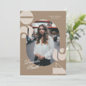 Modern Bold Typografie Klasse van 2024 Afstuderen Kaart (Staand voorkant)