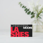 Modern Bold Typografie Script Logo Sjabloon Cool Visitekaartje (Staand voorkant)