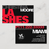 Modern Bold Typografie Script Logo Sjabloon Cool Visitekaartje (Voorkant / Achterkant)