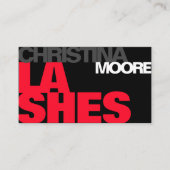 Modern Bold Typografie Script Logo Sjabloon Cool Visitekaartje (Voorkant)