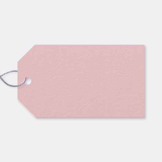 Modern Bold Typography Terracotta Pink Bat Mitzvah Cadeaulabel (Achterkant Horizontaal)