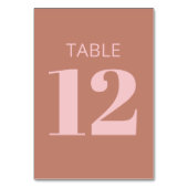 Modern Bold Typography Terracotta Pink Bat Mitzvah Kaart (Achterkant)