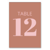 Modern Bold Typography Terracotta Pink Bat Mitzvah Kaart (Voorkant)