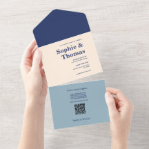 Modern Bold Typography Wedding