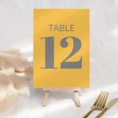 Modern Bold Typography Yellow and Grey Bat Mitzvah Kaart