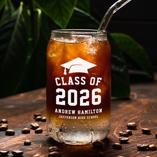 Modern Bold White Class van 2025 Afstuderen Blikvorm Glas