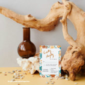 Modern Bold Wildflower minimalistisch script bruil RSVP Kaartje