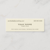 Modern Bone Mini Visitekaartje (Voorkant)