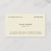 Modern Bone Visitekaartje (Voorkant)