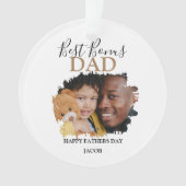 Modern Bonus Pap | Fotovaders Day Glass Ornament (voorkant)