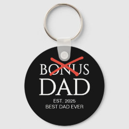 Modern BONUS PAPA Gevestigd Sleutelhanger