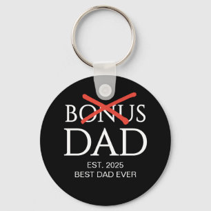 Modern BONUS PAPA Gevestigd Sleutelhanger
