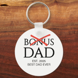Modern BONUS PAPA Gevestigd Sleutelhanger