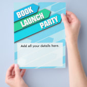 Modern Book Launch Flyer (Hand)