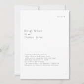 Modern Book Page Weddenschap 5x7 Kaart (Voorkant)