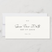 Modern Bookmark QR Code 2 Photo Save the Date (Voorkant)