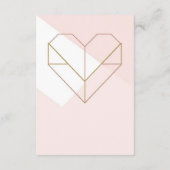 Modern Books for Baby Card – Abstract Geometric Informatiekaartje (Achterkant)