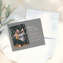 Modern Booze Food & Bad Dance Moves Save the Date Briefkaart