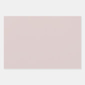 Modern Bord Blush Roze | Gouden ster Inpakpapier Vel (Voorkant 3)