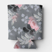 Modern Bord Roze Rozen Blikjeskoeler (Achterkant)