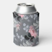 Modern Bord Roze Rozen Blikjeskoeler (Blikje Achterkant)