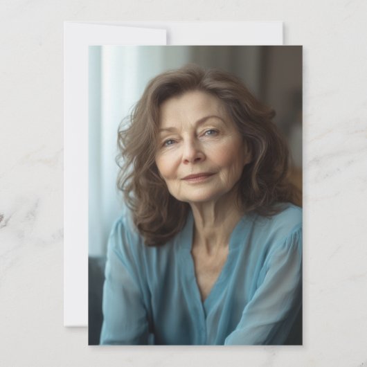 Modern Born in 1966 4 Photos 60th Birthday Party Kaart (Achterkant)