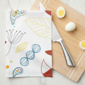 modern bos Dieren Fox Pattern Theedoek (Quarter Fold)