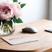 Modern boss mam Stijlvol Blush Pink, Gold & Marble Muismat