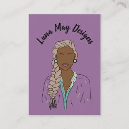 Modern Boss Woman Sieraden Display Visitekaartje