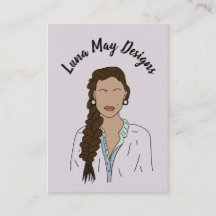 Modern Boss Woman Sieraden Display Visitekaartje