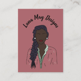 Modern Boss Woman Sieraden Display Visitekaartje