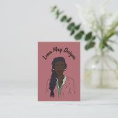 Modern Boss Woman Sieraden Display Visitekaartje (Staand voorkant)