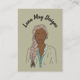 Modern Boss Woman Sieraden Display Visitekaartje