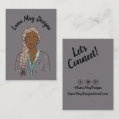 Modern Boss Woman Sieraden Display Visitekaartje (Voorkant / Achterkant)