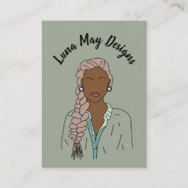 Modern Boss Woman Sieraden Display Visitekaartje