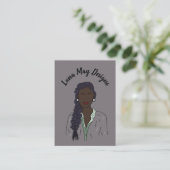 Modern Boss Woman Sieraden Display Visitekaartje (Staand voorkant)