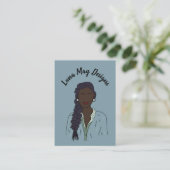 Modern Boss Woman Sieraden Display Visitekaartje (Staand voorkant)