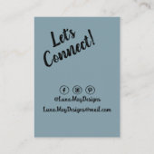 Modern Boss Woman Sieraden Display Visitekaartje (Achterkant)