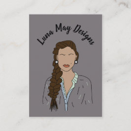 Modern Boss Woman Sieraden Display Visitekaartje