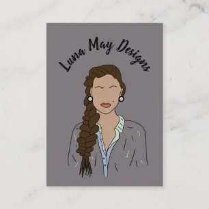 Modern Boss Woman Sieraden Display Visitekaartje