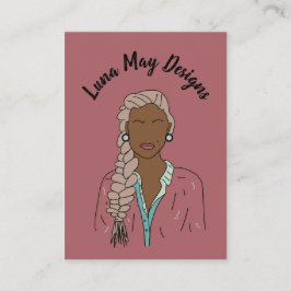 Modern Boss Woman Sieraden Display Visitekaartje